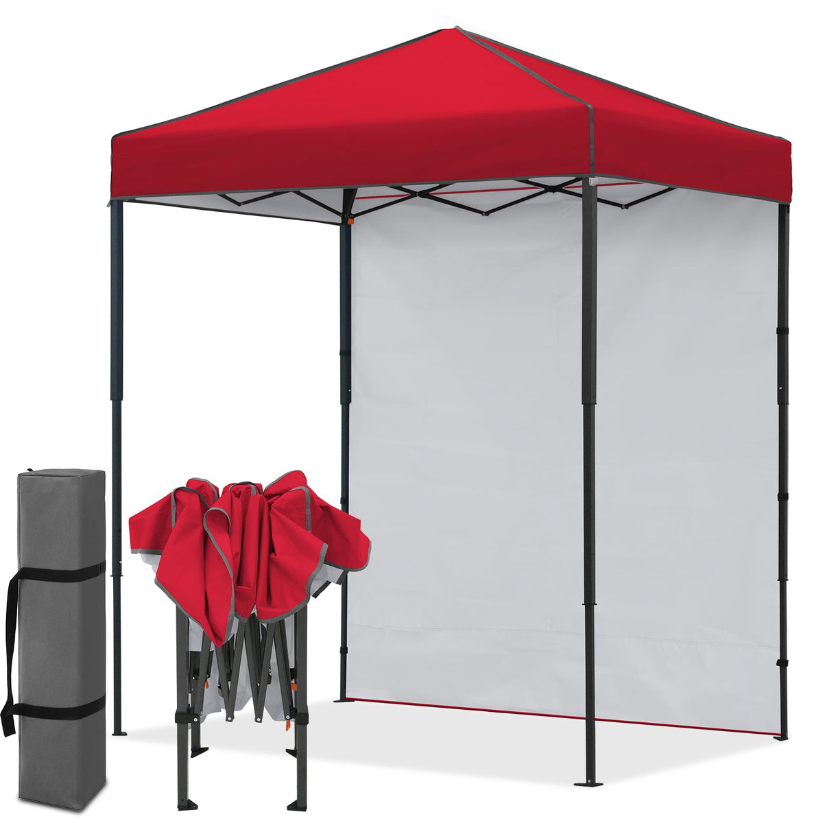 6x4 Instant Pop Up Canopy Tent with 1 Sidewall - Eagle Peak®