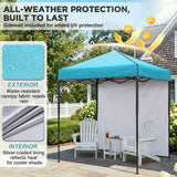 6x4 Instant Pop Up Canopy Tent with 1 Sidewall - Eagle Peak®