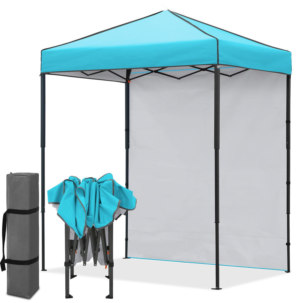 6x4 Instant Pop Up Canopy Tent with 1 Sidewall - Eagle Peak®