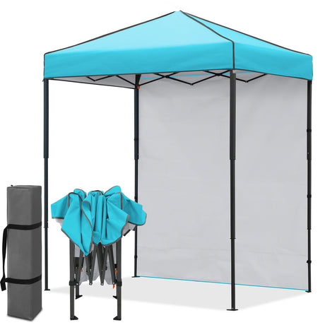 6x4 Instant Pop Up Canopy Tent with 1 Sidewall - Eagle Peak®