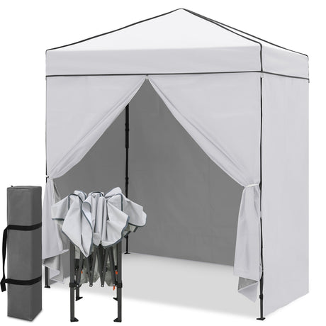 6x4 Instant Pop Up Canopy Tent with 4 Side Wall Panels - Eagle Peak