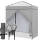 6x4 Instant Pop Up Canopy Tent with 4 Side Wall Panels - Eagle Peak®