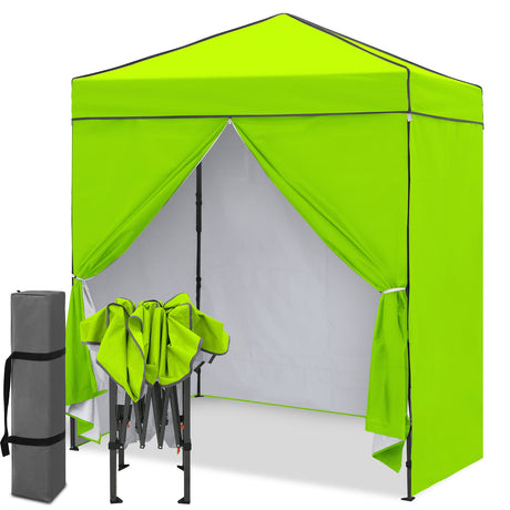 6x4 Instant Pop Up Canopy Tent with 4 Side Wall Panels - Eagle Peak®