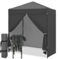 6x4 Instant Pop Up Canopy Tent with 4 Side Wall Panels - Eagle Peak