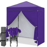 6x4 Instant Pop Up Canopy Tent with 4 Side Wall Panels - Eagle Peak®