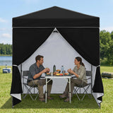 6x4 Instant Pop Up Canopy Tent with 4 Side Wall Panels - Eagle Peak®