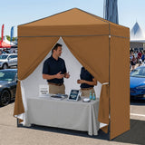 6x4 Instant Pop Up Canopy Tent with 4 Side Wall Panels - Eagle Peak®