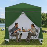 6x4 Instant Pop Up Canopy Tent with 4 Side Wall Panels - Eagle Peak®