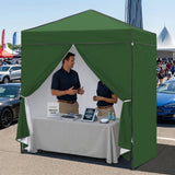 6x4 Instant Pop Up Canopy Tent with 4 Side Wall Panels - Eagle Peak®