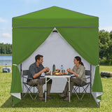 6x4 Instant Pop Up Canopy Tent with 4 Side Wall Panels - Eagle Peak®