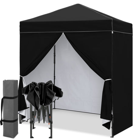 6x4 Instant Pop Up Canopy Tent with 4 Sidewalls - Eagle Peak®
