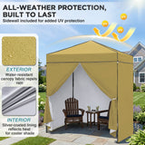 6x4 Instant Pop Up Canopy Tent with 4 Sidewalls - Eagle Peak®