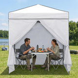 6x4 Instant Pop Up Canopy Tent with 4 Sidewalls - Eagle Peak®