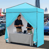 6x4 Instant Pop Up Canopy Tent with 4 Sidewalls - Eagle Peak®