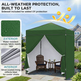 6x4 Instant Pop Up Canopy Tent with 4 Sidewalls - Eagle Peak®