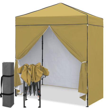 6x4 Instant Pop Up Canopy Tent with 4 Sidewalls - Eagle Peak®