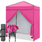 6x4 Instant Pop Up Canopy Tent with 4 Sidewalls - Eagle Peak®