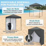 6x4 Instant Pop Up Canopy Tent with 4 Sidewalls - Eagle Peak®