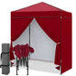6x4 Instant Pop Up Canopy Tent with 4 Sidewalls - Eagle Peak®