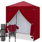 6x4 Instant Pop Up Canopy Tent with 4 Sidewalls - Eagle Peak®