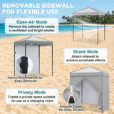 6x4 Instant Pop Up Canopy Tent with 4 Sidewalls - Eagle Peak®