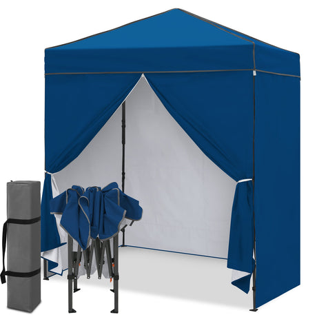 6x4 Instant Pop Up Canopy Tent with 4 Sidewalls - Eagle Peak®