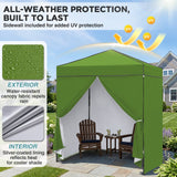 6x4 Instant Pop Up Canopy Tent with 4 Sidewalls - Eagle Peak®