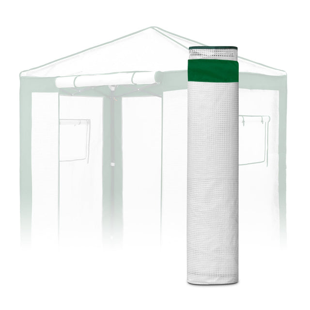 6X4 Replacement Top cover of Walk in Greenhouse with Polyester Reinforced Corners - Eagle Peak Custom Canopy Tent