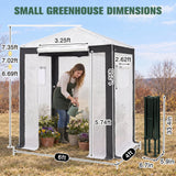 6x4/8x6/10x10 Walk In Pop Up Greenhouse - Eagle Peak®