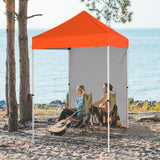 EAGLE PEAK Straight Leg Outdoor Portable Canopy Tent with Removable Sunwalls 5x5 ft, Carry Bag Included