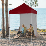 EAGLE PEAK Straight Leg Outdoor Portable Canopy Tent with Removable Sunwalls 5x5 ft, Carry Bag Included