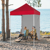 EAGLE PEAK Straight Leg Outdoor Portable Canopy Tent with Removable Sunwalls 5x5 ft, Carry Bag Included