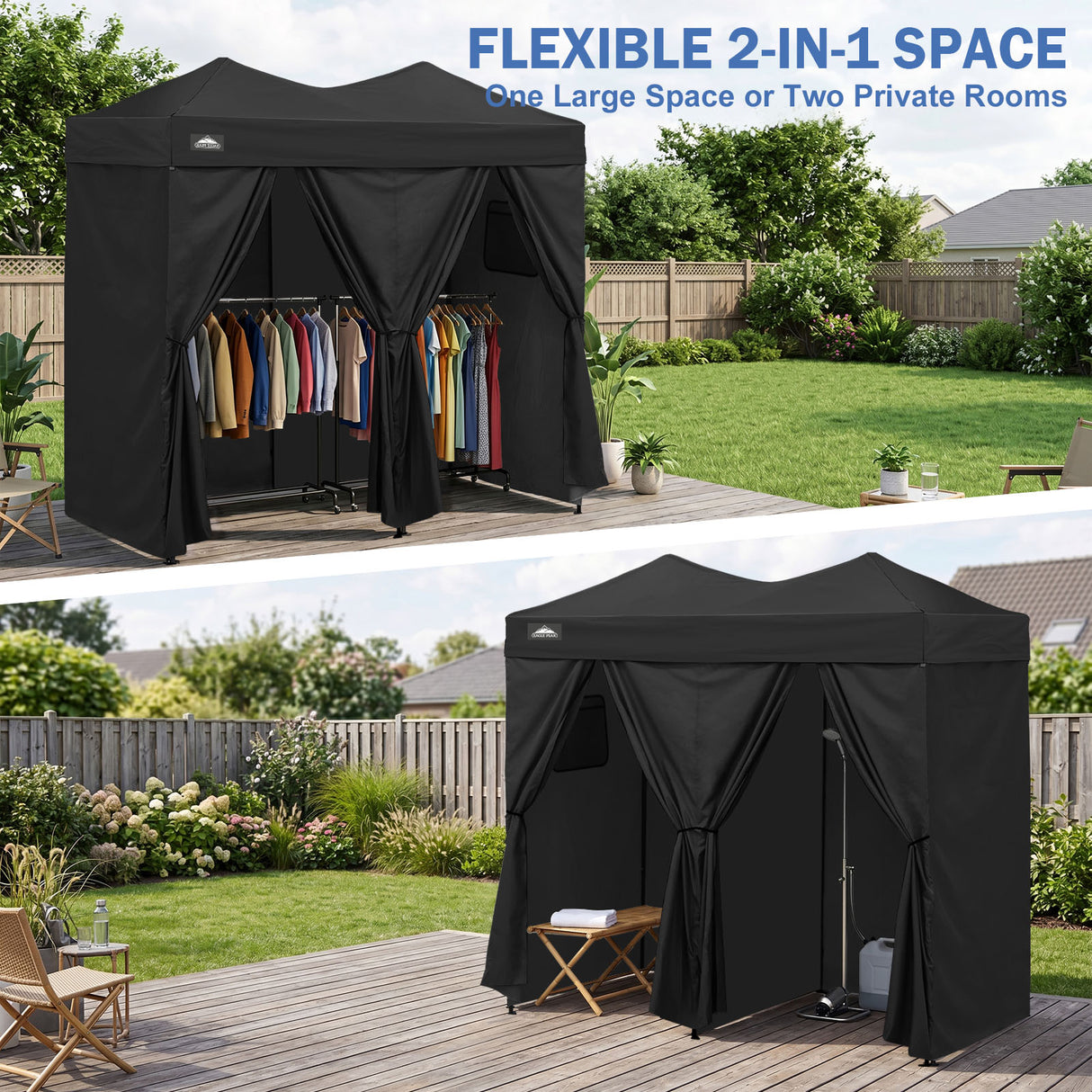 Outdoor Pop Up Changing Room 8x4 ft