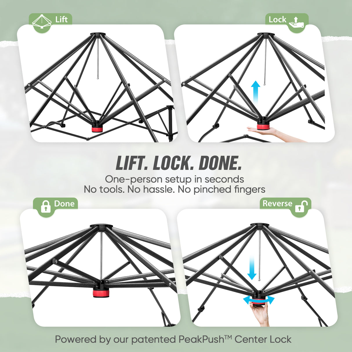 6x4/8x6/10x10 Portable Walk in Greenhouse with Polyester Reinforced Corners, Gray/White, Green/White