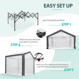 8x8 Walk In Pop Up Greenhouse
