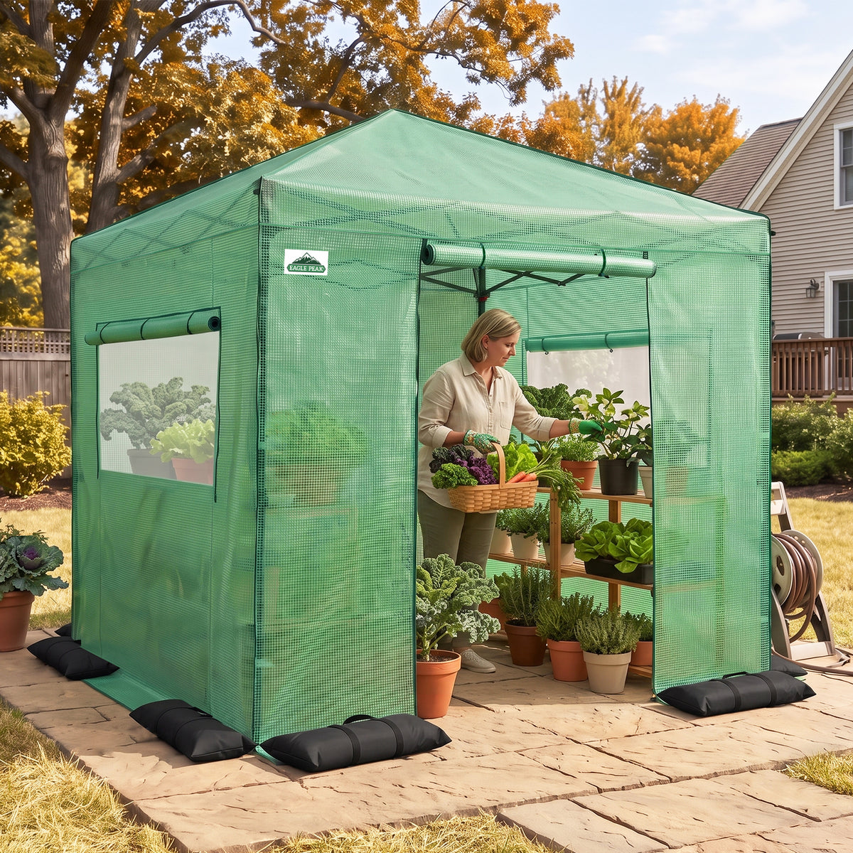 8x8 Easy Setup Pop Up Greenhouse
