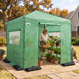 8x8 Easy Setup Pop Up Greenhouse