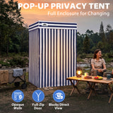 4x4 Pop Up Changing Tent, Flat Top Changing Room