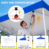 8x8 Slant Leg Pop Up Canopy Tent