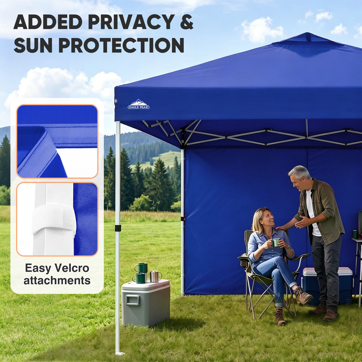 Heavy Duty 10x10 Pop Up Canopy Tent, 1 Canopy Sidewall