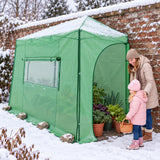 10x5 Easy Setup Pop Up Greenhouse, Lean-To Design