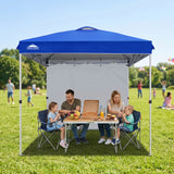 8x8 Pop Up Canopy Tent with 1 Sidewall