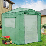 8x6 Walk - in Greenhouse with Upgraded Screen Mesh Door - Eagle Peak