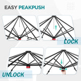 8x6/8x12/10x10 Walk in Shade Cloth Cover Greenhouse Gable Roof Gardening Green House with Mesh Cover - Eagle Peak Custom Canopy Tent