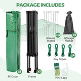 8x8 Easy Setup Pop Up Greenhouse - Eagle Peak®