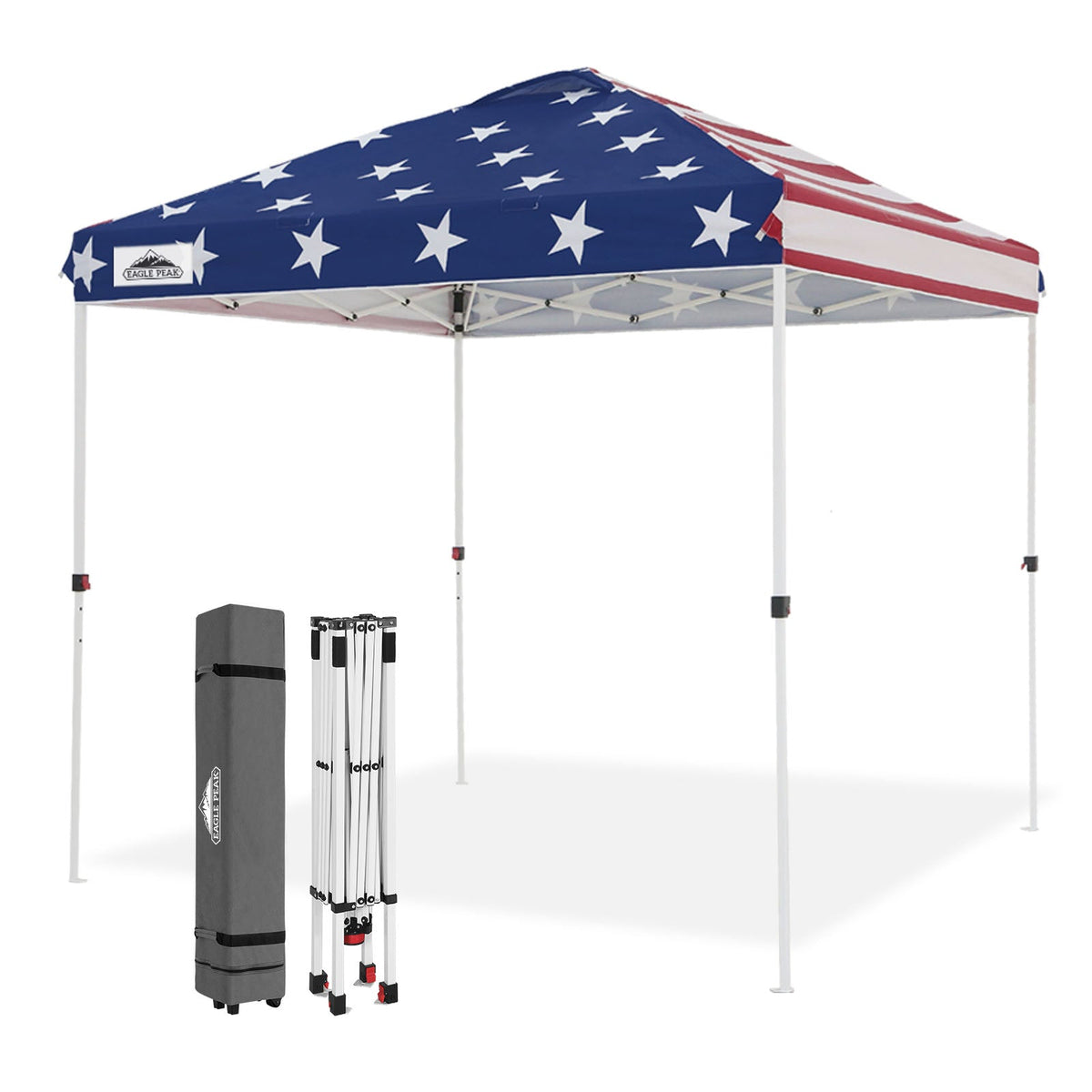 8x8 Pop Up Canopy Tent Easy Up Canopy Outdoor - Eagle Peak®