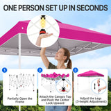 8x8 Pop Up Canopy Tent Easy Up Canopy Outdoor - Eagle Peak®