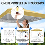 8x8 Pop Up Canopy Tent Easy Up Canopy Outdoor - Eagle Peak®