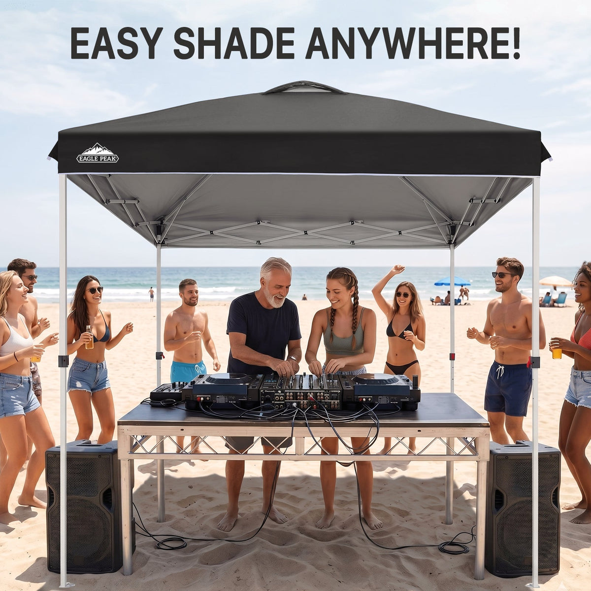 8x8 Pop Up Canopy Tent Easy Up Canopy Outdoor - Eagle Peak®