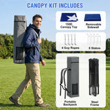 8X8 Pop Up Canopy Tent, Sidewall, Extended Eaves - Eagle Peak®